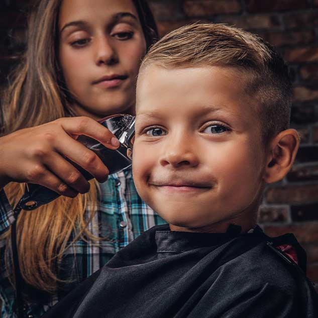 Kids Haircuts Weatherford TX Majors Hometown Barbershop Sensory Friendly Certified