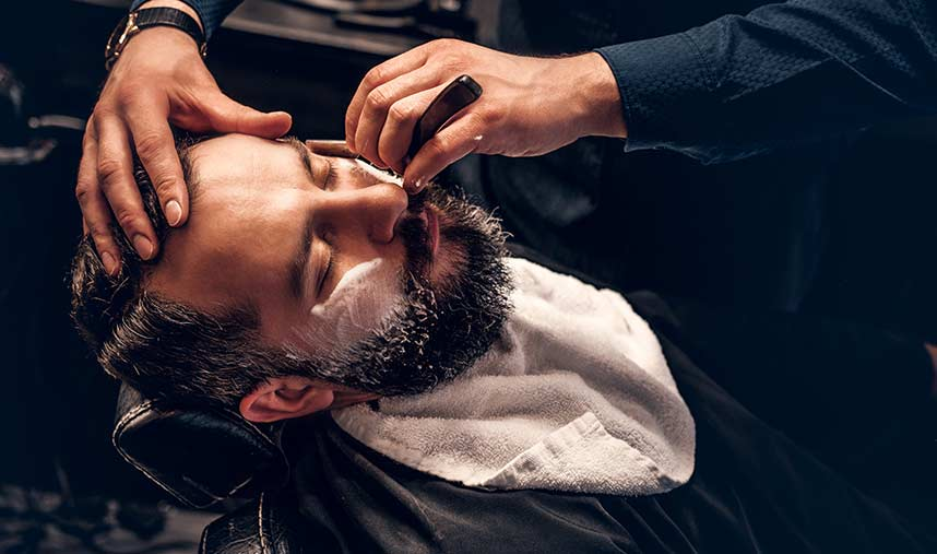 Partial shave Weatherford TX at Major’s Hometown Barbershop